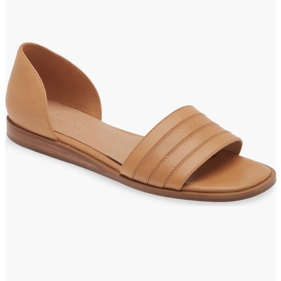 NEW! Madewell Brindle d'Orsay Flat in tan color size 5 - Picture 11 of 14